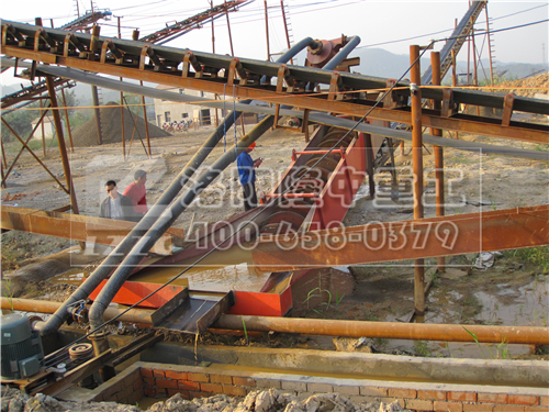 螺旋洗沙機（jī）安裝調（diào）試現場（chǎng）.jpg